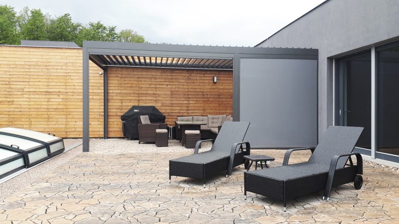 Isotra - pergola Artosi a rolety Alfa-zip